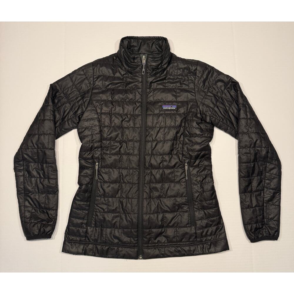 Patagonia Nano Puff Jacket Women's XS Black 100% Recycled PrimaLoft